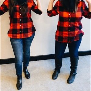 Old Navy Tops - Red Buffalo Checkered Flannel Old Navy Tops - Red Buffalo Checkered Flannel